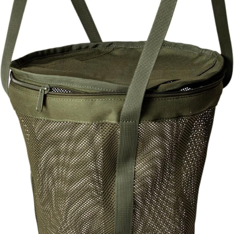 Foldable Foraging Mesh Basket Bucket for Mushroom Gathering, Fruits Apples & Morels Picking Harvesting Bucket, Garden Bag