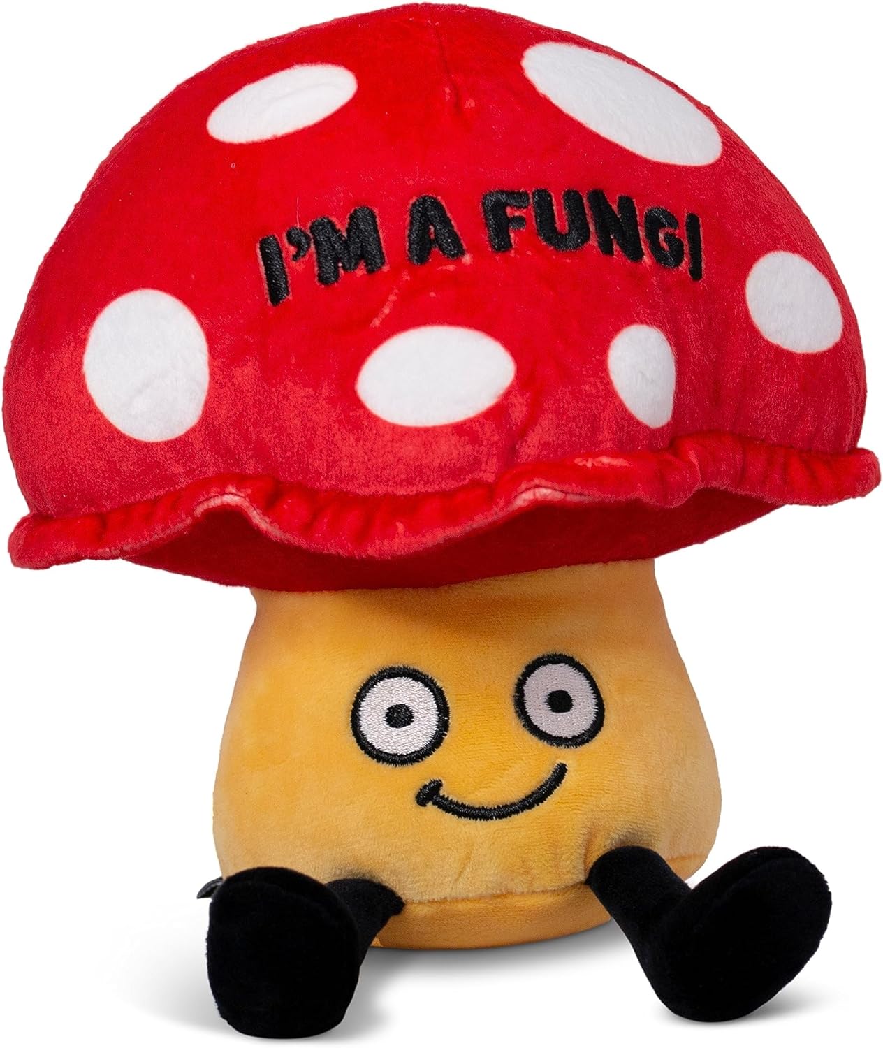 Hilarious Plushie Trio: Mushroom, Pear, and Dumpster Fire Funny Pun ...