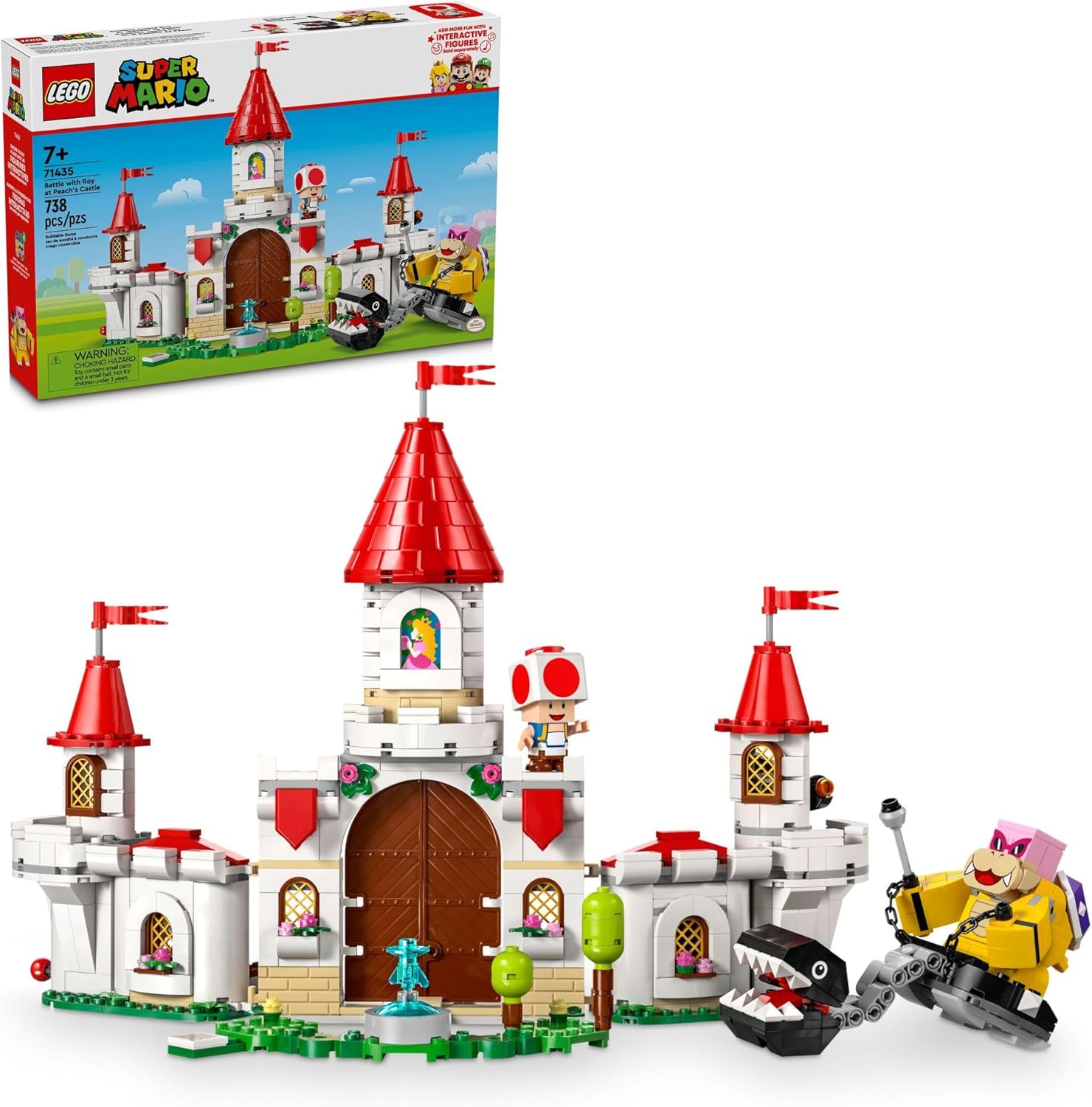 81FRjDM-tVL._AC_SL1500_.jpg LEGO Super Mario Battle with Roy at Peach’s Castle, Nintendo Character Mario Toy for Kids, Castle Toy & Adventure Set, Super Mario Gift for Girls, Boys & Gamers Ages 7 and up, 71435