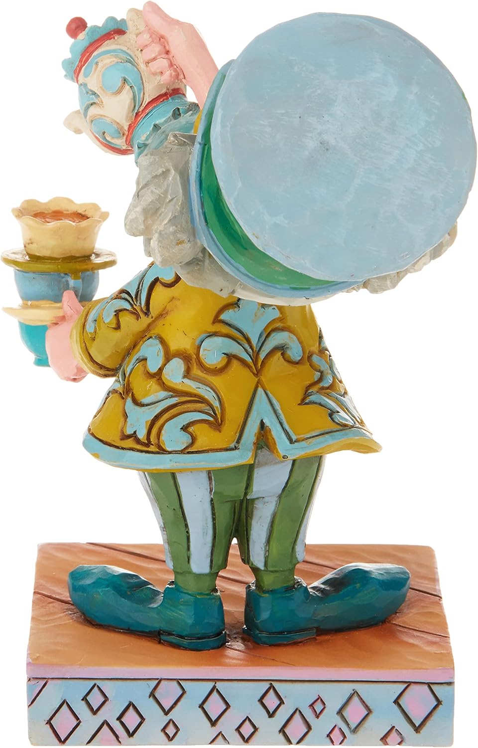 81GKNJ-gRgS._AC_SL1500_.jpg Enesco Disney Traditions by Jim Shore Alice in Wonderland Mad Hatter Figurine, 4.92 Inch, Multicolor - Image 2