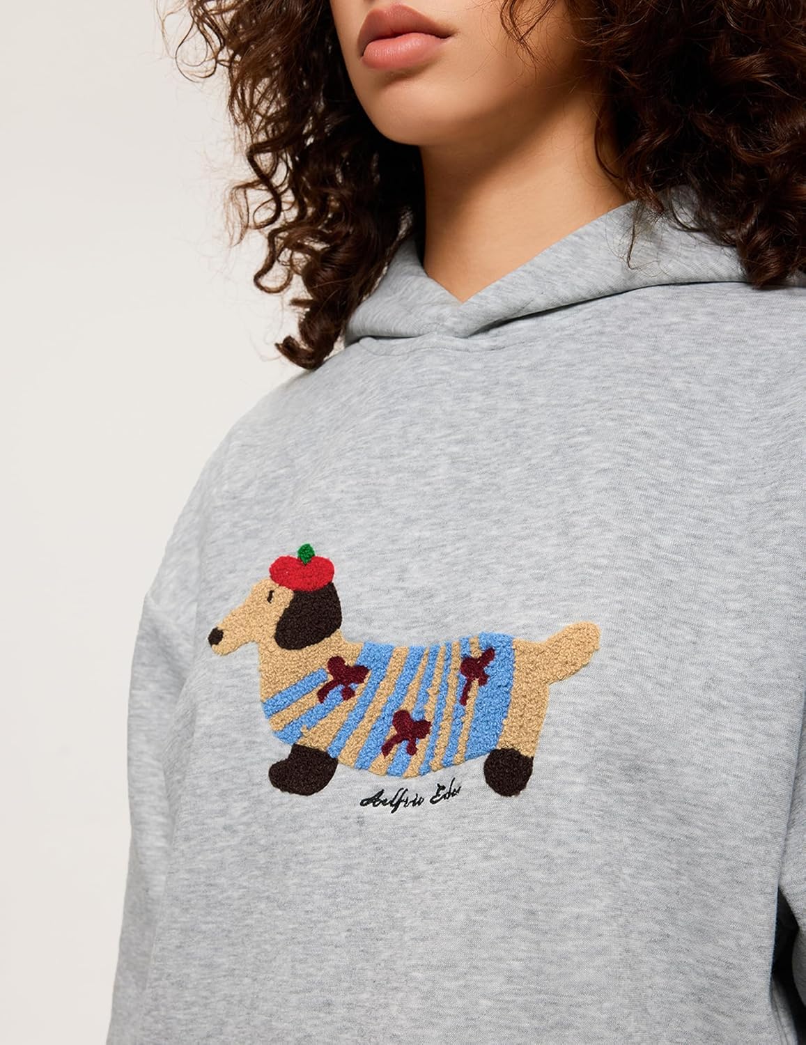 81Lu6c37LFL._AC_SL1500_.jpg Aelfric Eden Cartoon Dog Hoodie Couple Hooded Sweatshirt Long Sleeve Pullover Oversized Hoodies 2025 Outfits - Image 3