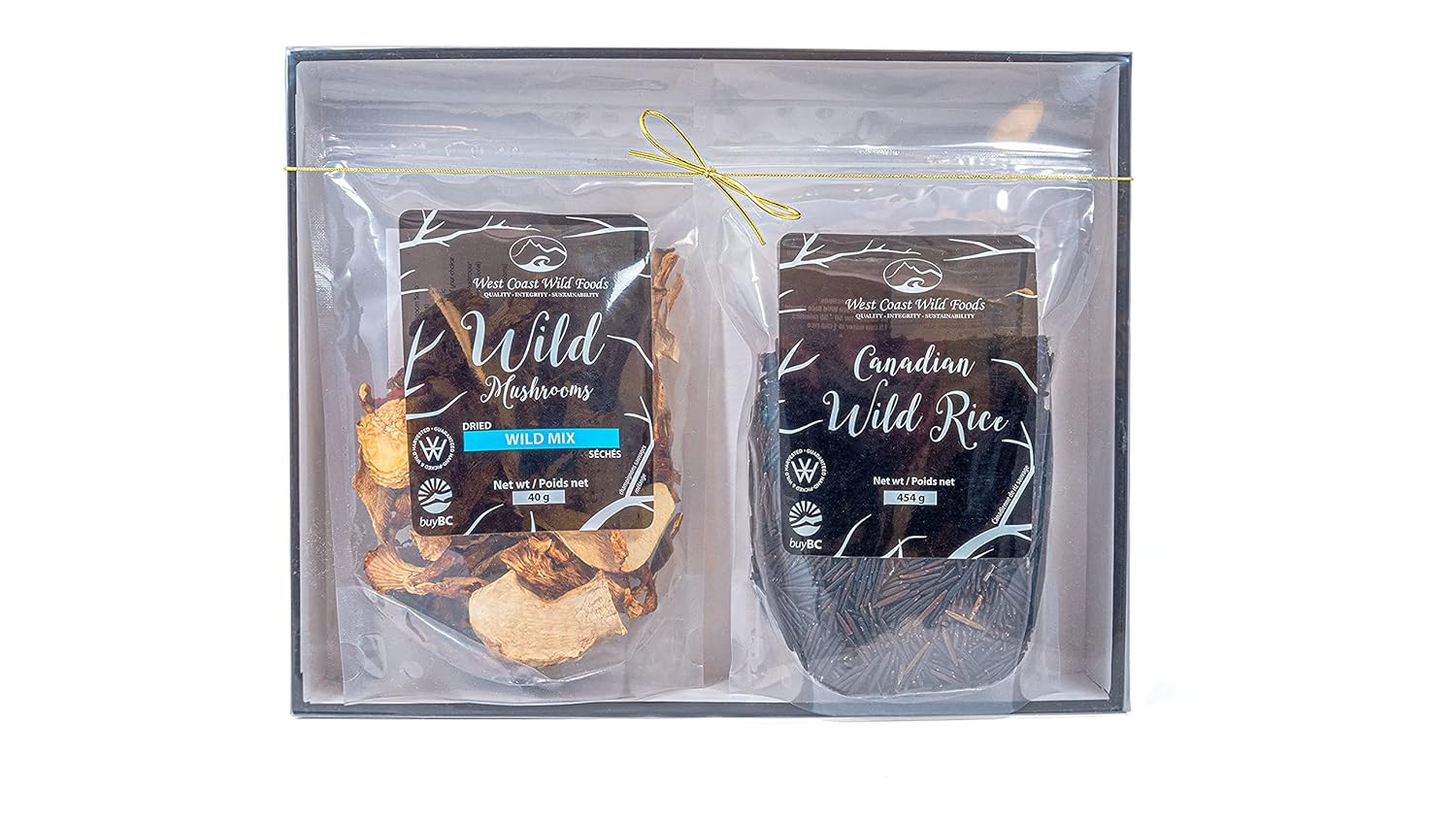 81ORSu6IcPL._SL1500_.jpg West Coast Wild Foods | Wild Mushroom Soup Kit | Canadian Wild Rice 16oz - Mushroom Mix 1.4oz | Recipe Included - Image 3