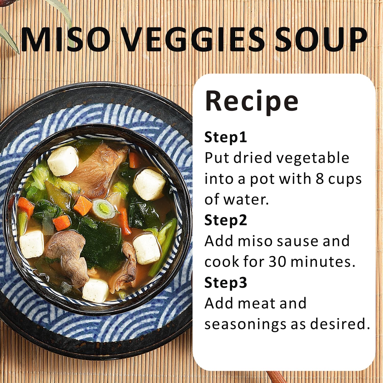 81UBZK2tDyL._SL1500_.jpg Yimi Dehydrated Freeze Dry Miso Vegetables Blend 16 oz and Dried Assorted Mushrooms 4.2 oz - Image 7