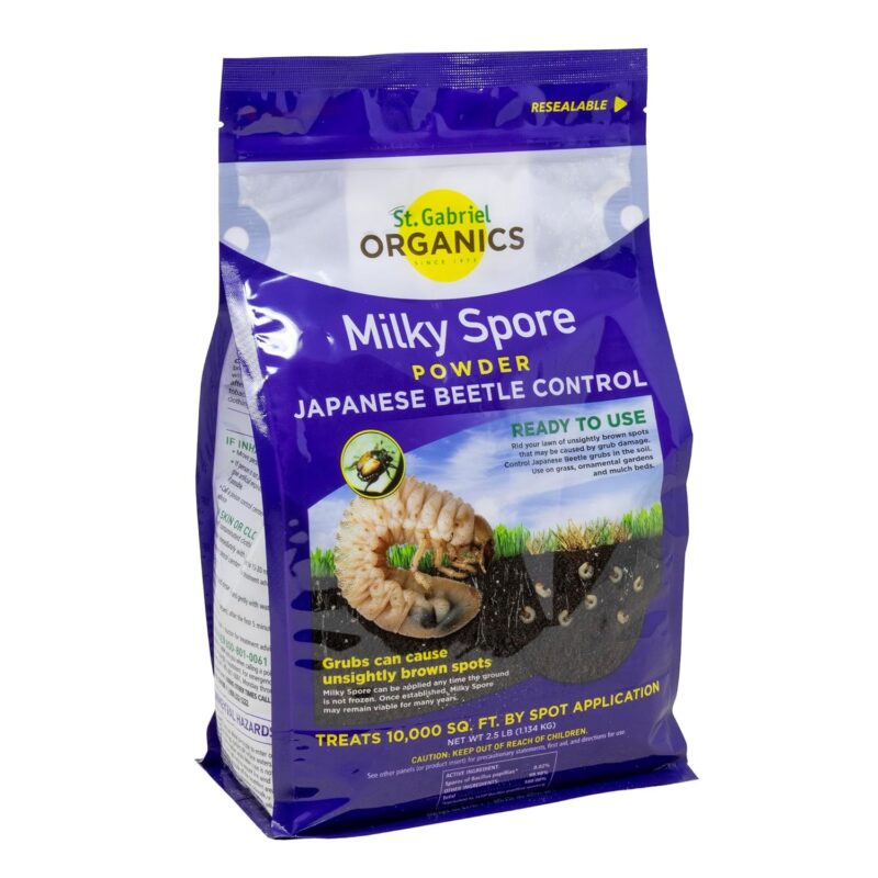 St. Gabriel Organics Milky Spore Powder Japanese Bettle Control, Ready to Use, 40oz