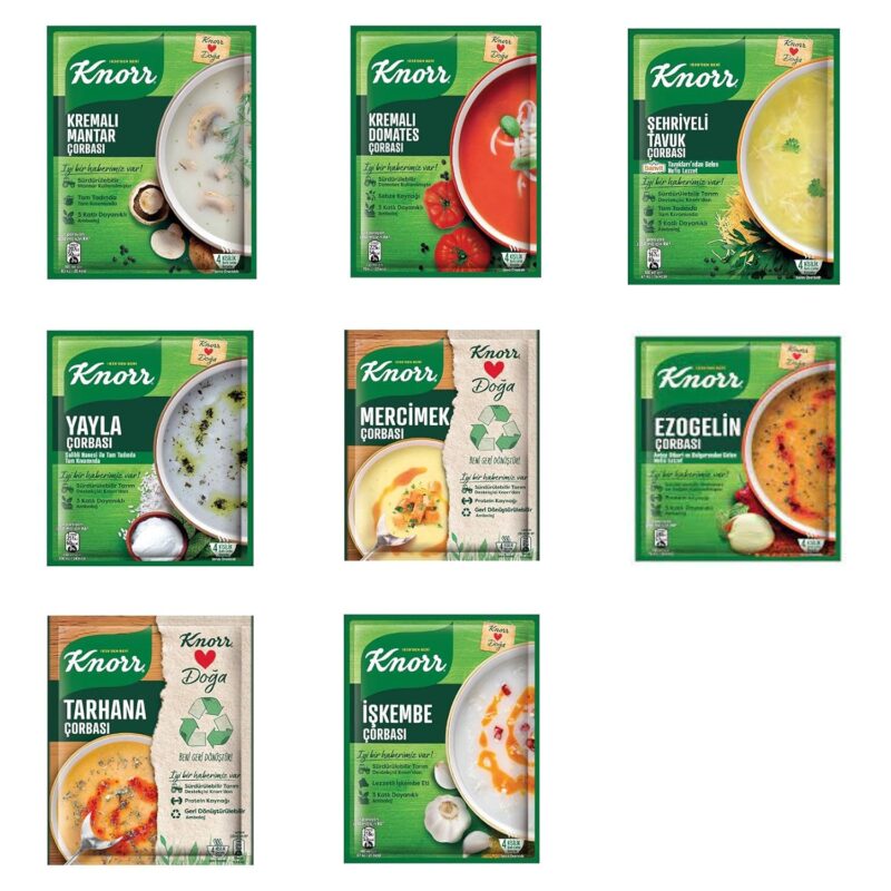 8 Pieces of Mixed Turkish Soups ( Pack of 3)