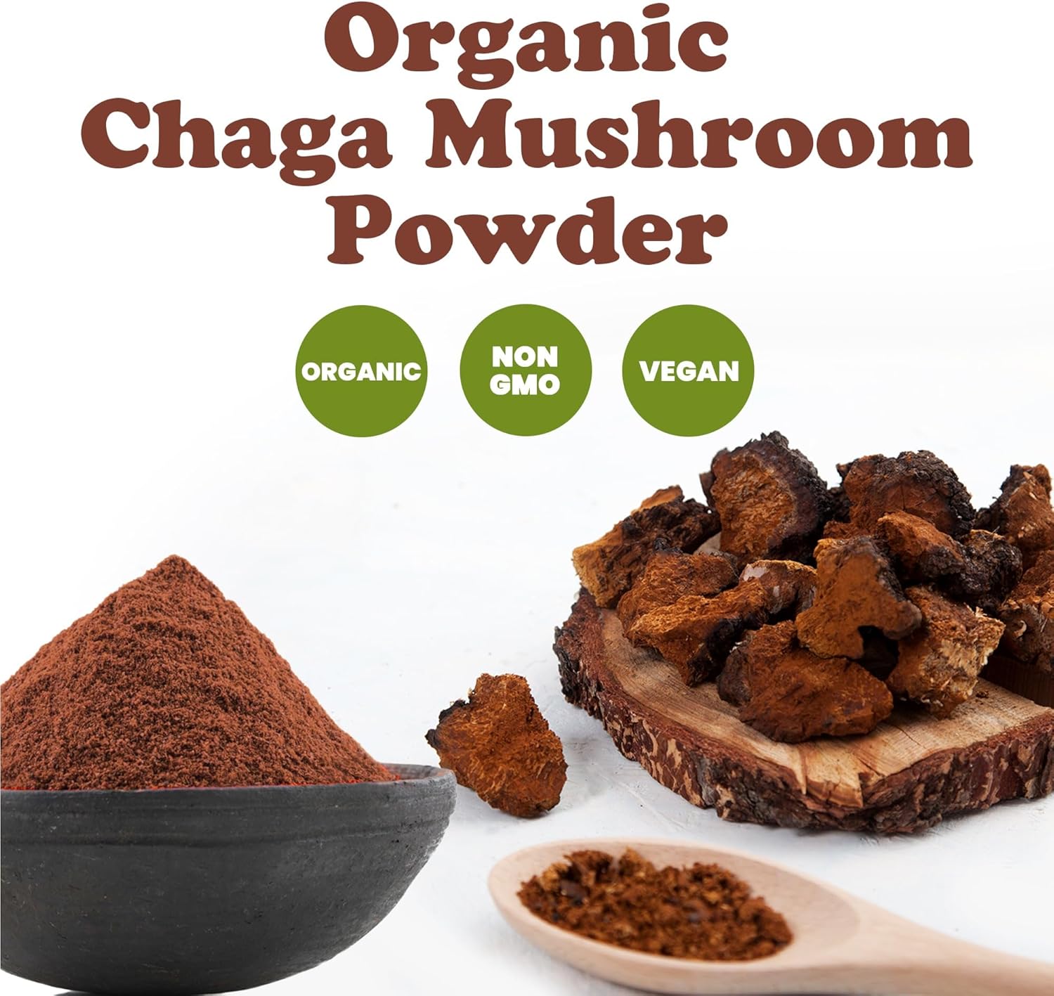 81b1oVVW5rL._AC_SL1500_.jpg Food to Live Organic Chaga Mushroom Powder, 5 Pounds – All Natural Vegan Superfood for Immunity and Holistic Wellness. Rich in Antioxidants and Nutrient-Packed. Non-GMO. 100% Pure. Kosher - Image 4