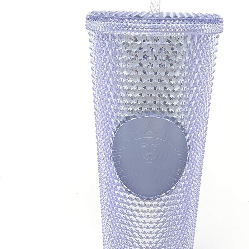 Starbucks 2019 Holiday Season IRIDESCENT COLD CUP – BLING PLATINUM, 24 Fl Oz