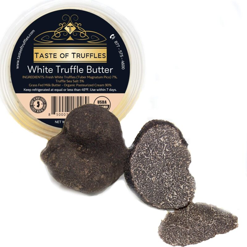 81iPKYJv64L._SL1500_.jpg Fresh winter black truffles (tuber melanosporum) 2 ounces and TASTE OF TRUFFLES white truffle butter