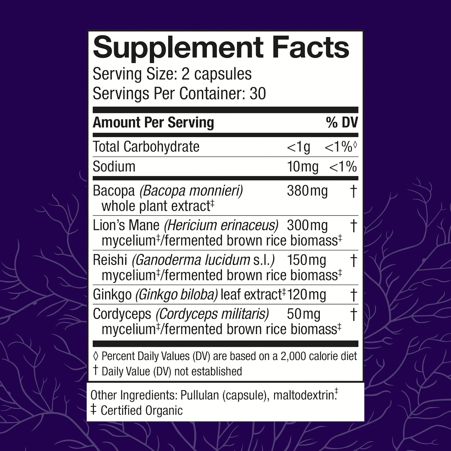 81lTwu0gjcL._AC_SL1500_.jpg Host Defense Bundle with MycoBotanicals Brain* Capsules, 60 Count & MycoBotanicals Stress Decompress* Capsules, 60 Count - Support Memory & Focus - Support Relaxation - Image 2