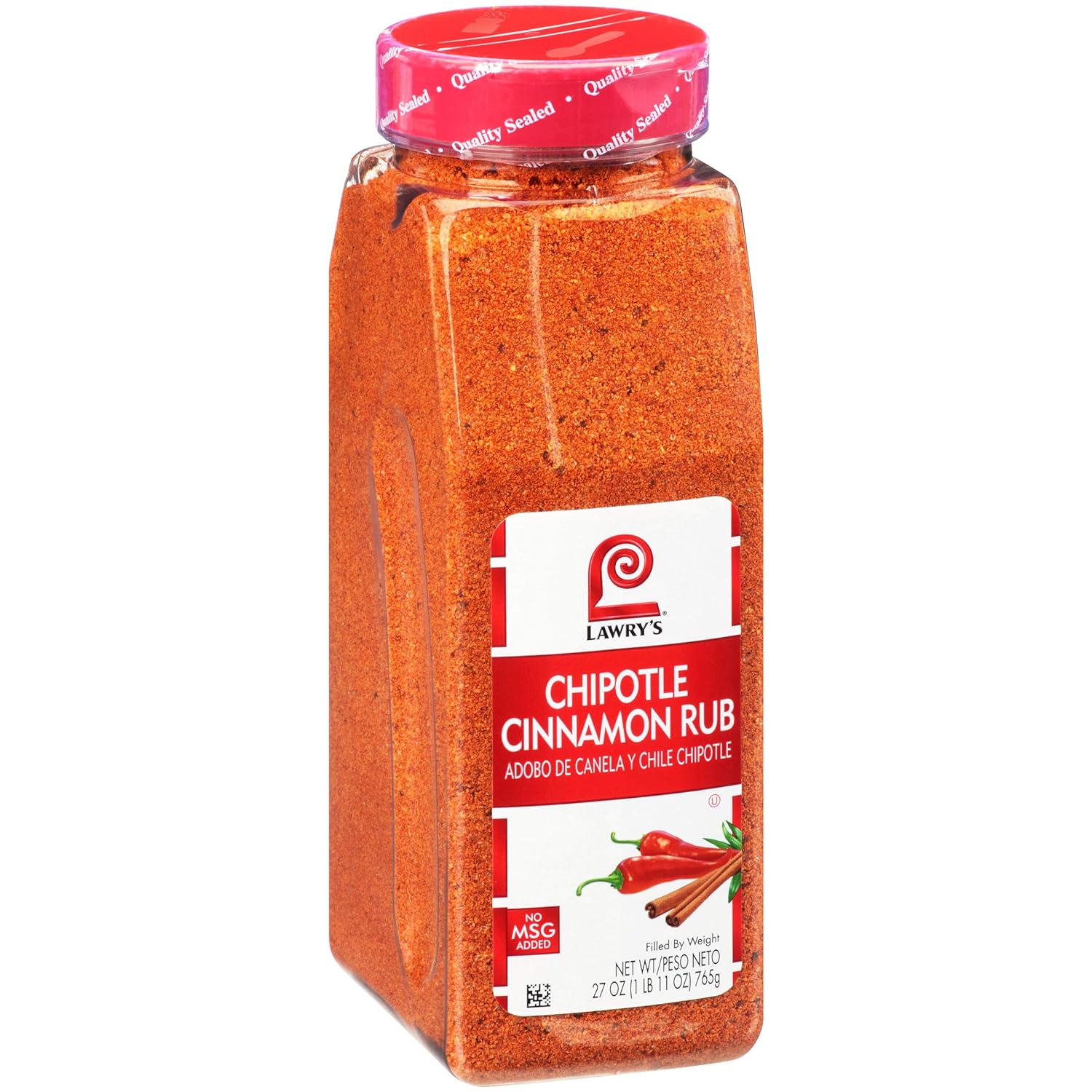 81mXU4jPvTL._SL1500_.jpg Lawry's Chipotle Cinnamon Rub, 27 oz (Pack of 6) - Six 27 Ounce Containers of Chipotle Cinnamon Rub Made of Chipotle Chili Pepper, Cinnamon, and Paprika Perfect for Burgers, Pork, and Chicken - Image 2