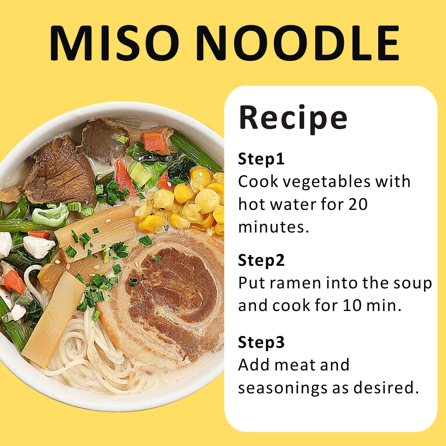 81sCM9Lsc1L._SL1500_.jpg Yimi Dehydrated Freeze Dry Miso Vegetables Blend 16 oz and Dried Assorted Mushrooms 4.2 oz - Image 6