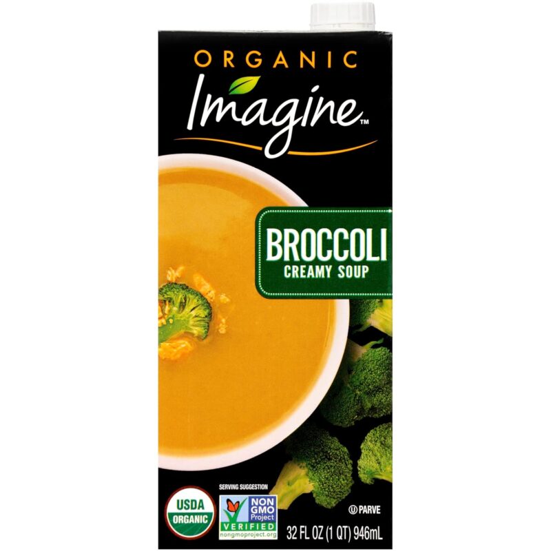 Imagine Organic Broccoli Creamy Soup 32 fl. oz (Pack of 6)