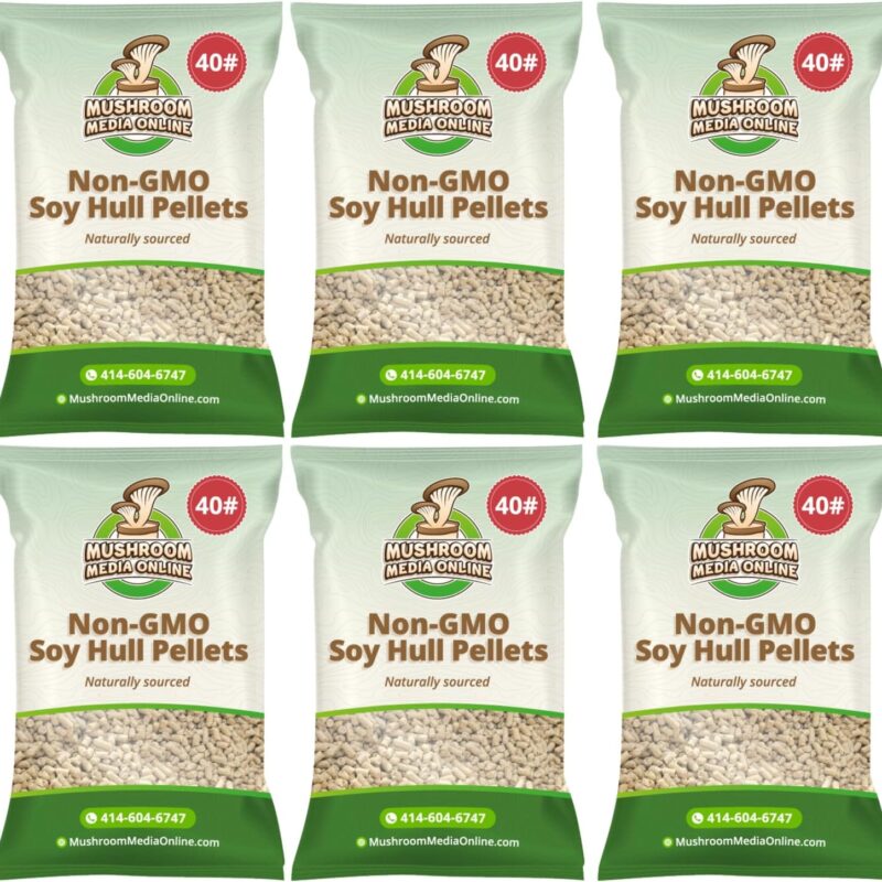 Lumber Jack MushroomMediaOnline 100% Soy Hull Mushroom Pellets -Non-GMO 240#