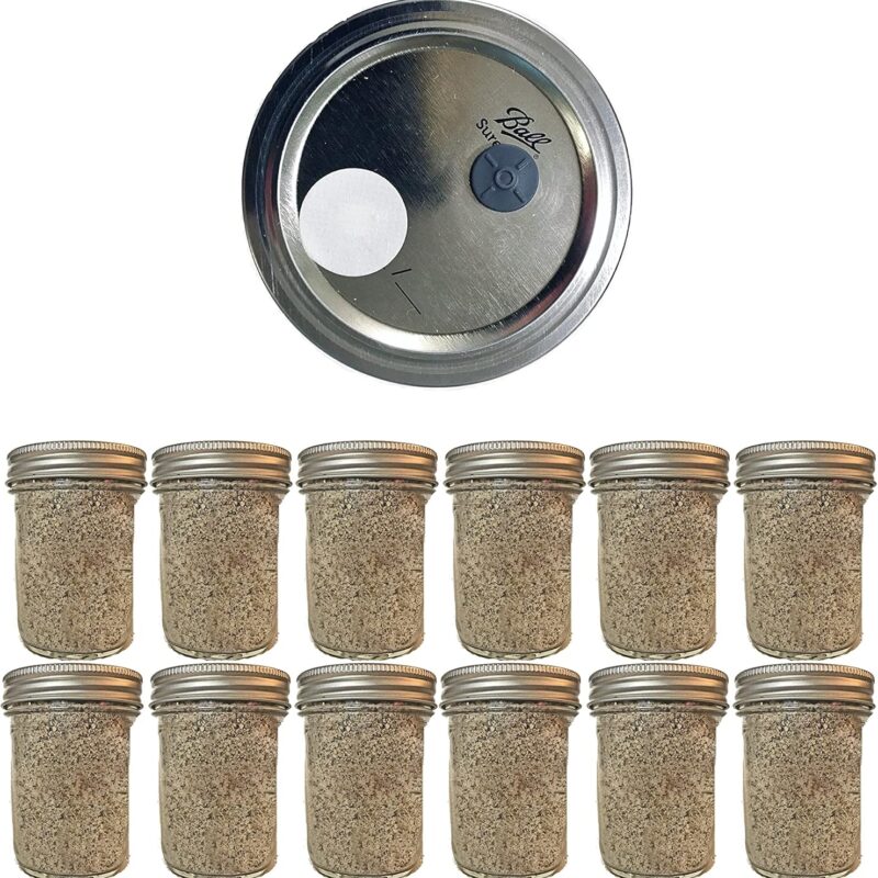 BRF Jars Mushroom Substrate Organic 12 Jars (1P1F)