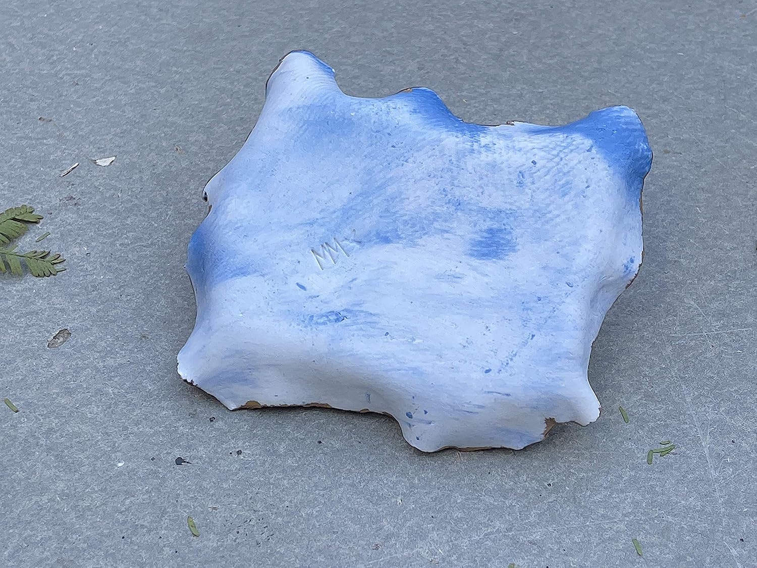 91vGq68NQHL._SL1500_.jpg Ceramic White Blue Gold Marbled Mushroom Ring Holder, Handmade Jewelry Dish, One of a Kind Gift for Mom, Bride, Sister, Daughter, Wife, Best Friend, Girlfriend, Her, Them, Men, Women - Image 7