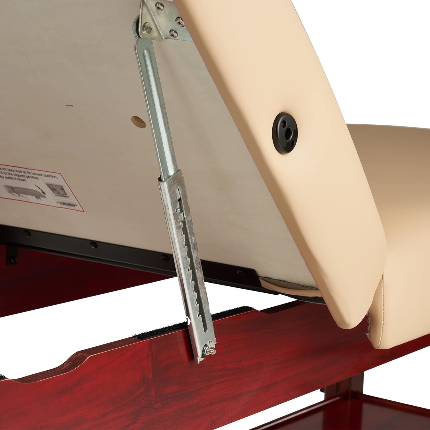 1744918075_71KYvosQMML._AC_SL1500_.jpg Master Massage Extra Wide 31" Spamaster Stationary Massage Table Physical Therapy Salon Beauty Lash Chiropractic Bed-Aesthetic Spa Facial Medical Treatment Tattoo Bed with Shelf in Mushroom - Image 8
