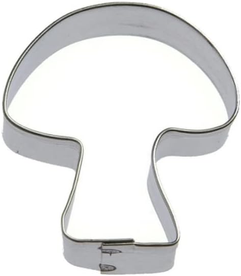 1 Dozen Cookie Cutters, 1.5" Mushroom Cookie Cutter, 12 Mini Cookie Cutters for Baking, Birthday Cookie Cutter - DELP1912 | #YY111E