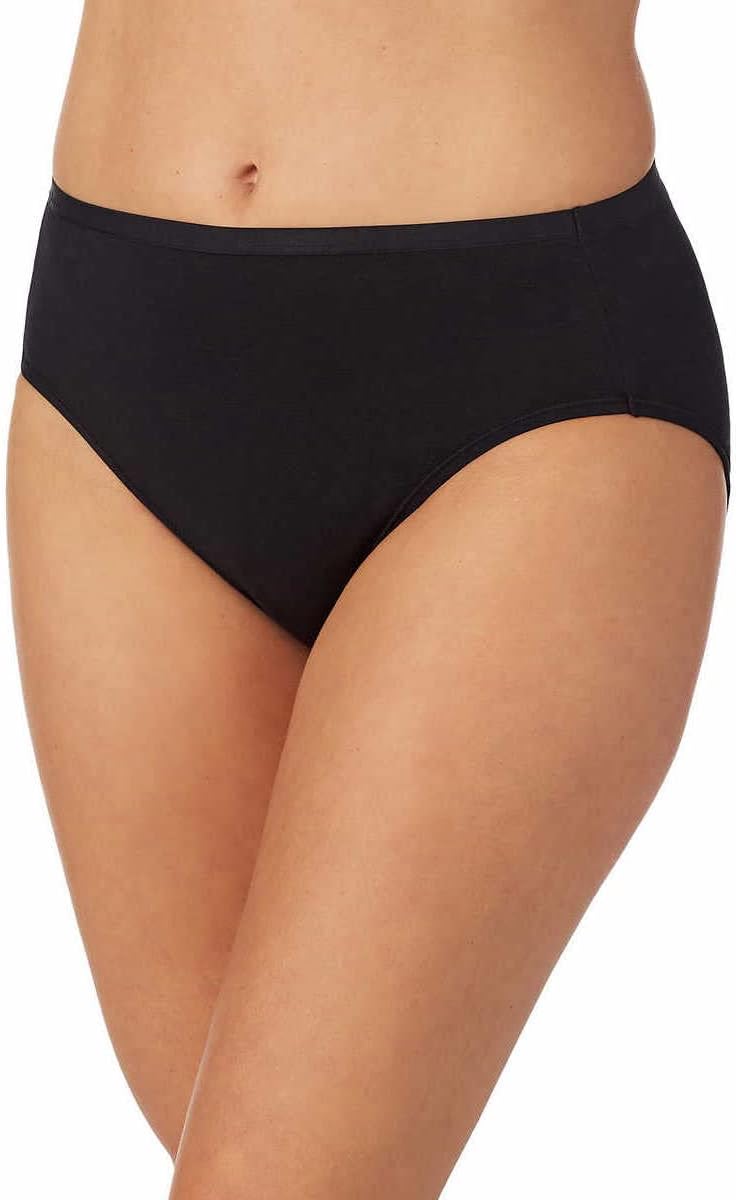 4150jvFpiwL._AC_SL1200_.jpg Carole Hochman Womens 5-Pack Midnight Hi-Cut Cotton Hipster - Image 6