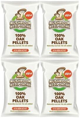 100% Oak Mushroom Pellets Substrate - 160 Pounds