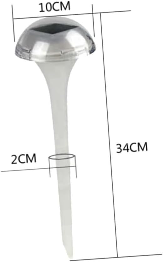 41S0Y3QZ4CL._AC_SL1281_.jpg Unique Outdoor Decorative Led Solar Mushroom Stake Lights 6 Pack Waterproof Ground Plug Lights for Garden Yard Pathway - Image 5