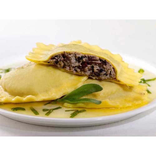 Seviroli Portobello Mushroom Hexagon Ravioli, 2.5 Pound -- 2 per case.