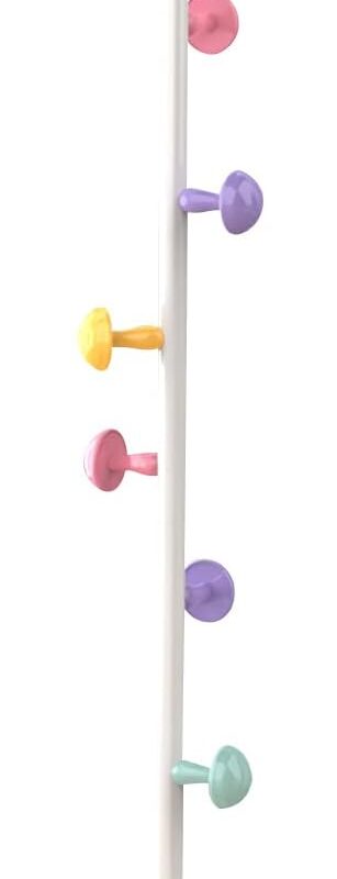 Ergocar multifunctional coat rack. 7 mushroom hooks for hanging at multiple angles, suitable for hanging clothes, bags, hats, scarves, etc. Coat racks can help you keep your living space tidy