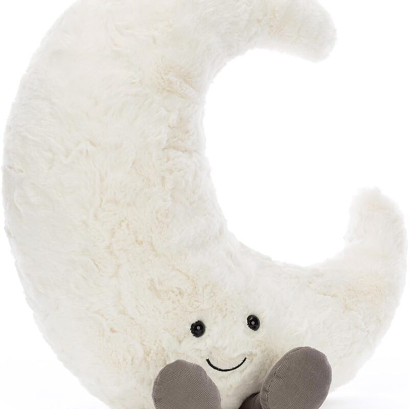 Jellycat Amuseables Moon Stuffed Toy, Huge 15.5" - Moon Plush - Fun Gift Idea