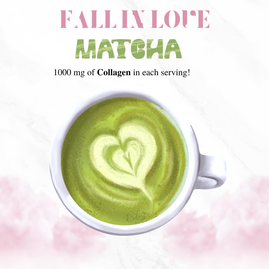 513jltyVHrL._AC_SL1080_.jpg Mushroom Matcha - Ashwagandha Collagen powder Matcha Ceremonial grade 6A Organic Lions Mane Cordyceps & Reishi Adaptogens supplements Functional Mushrooms (100% Natural) Large 8.4oz - Image 5