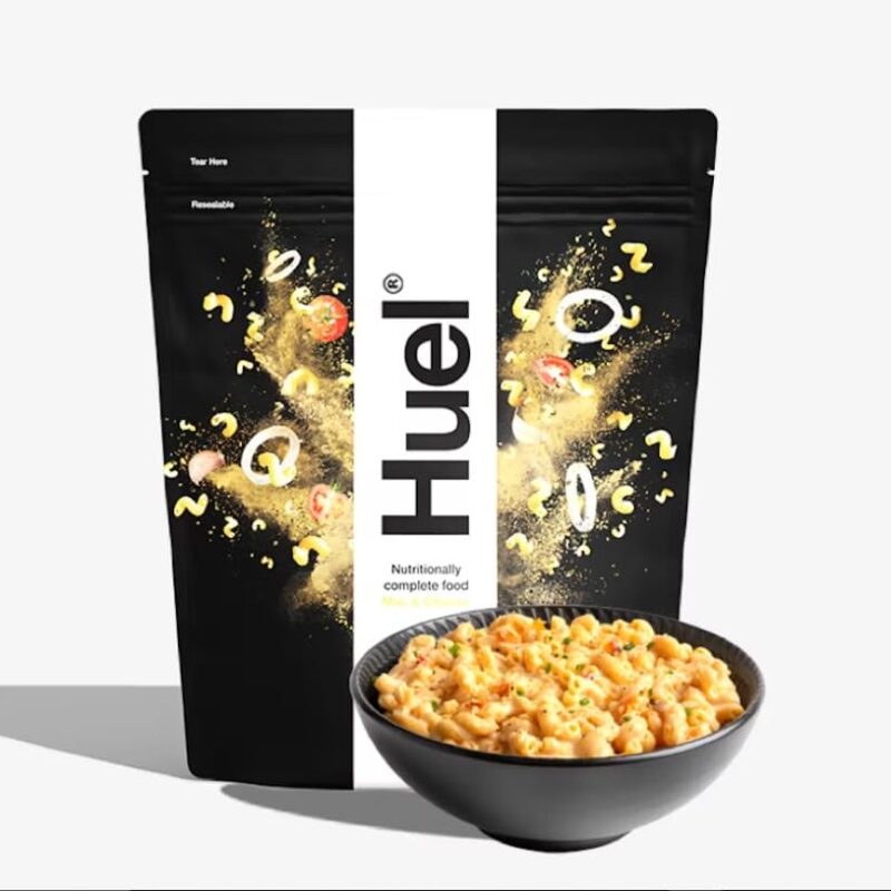 Huel Hot and Savory Instant Meal Replacement - Chick’n and Mushroom Pasta - 14 Scoops Packed with 100% Nutritionally Complete Food, Including 24g of Protein, 6g of Fiber, and 27 Vitamins and Minerals