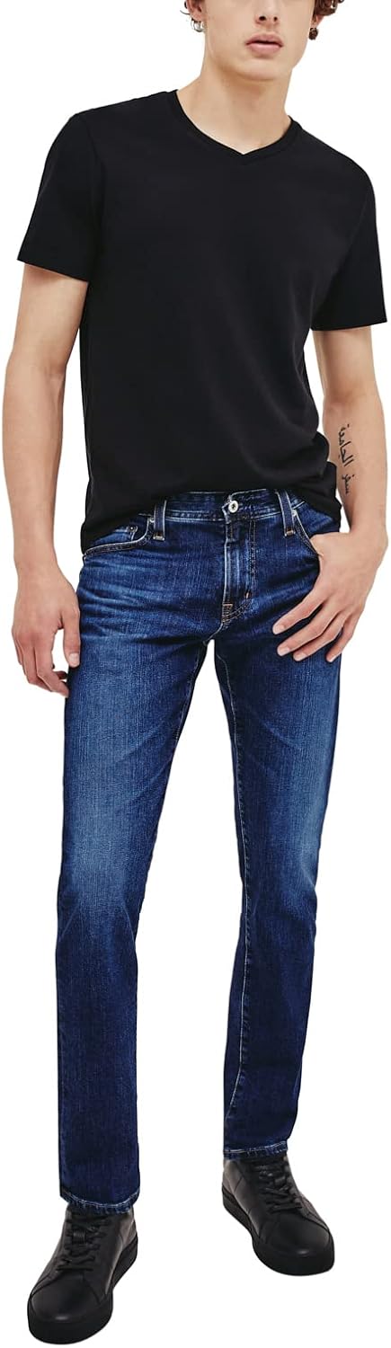 51W5TtU5isL._AC_SL1500_.jpg Big Star Mens Slim Fit Jeans in Blue B-Type I Waist Size 34 - Image 2
