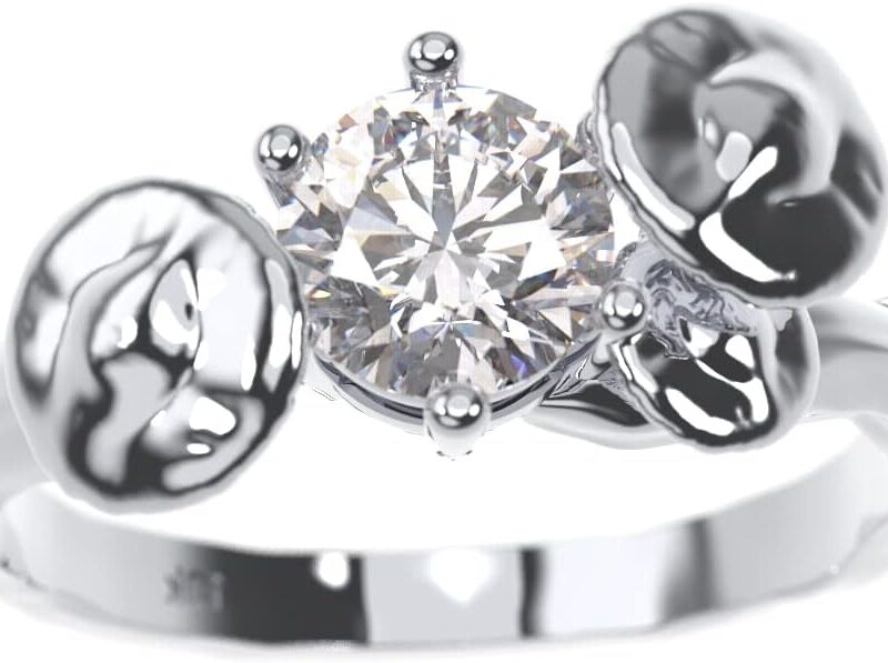 Mushroom Engagement Ring Mushrooms Ring