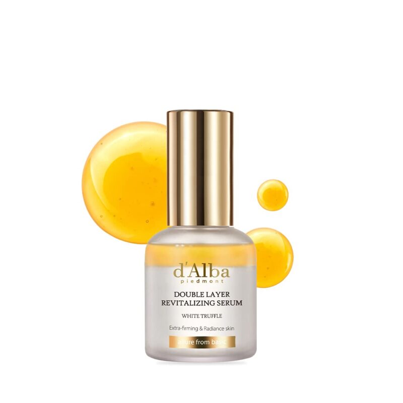 51rA6kGR44L._SL1080_.jpg d'alba Piedmont Italian White Truffle Double Layer Revitalizing Serum, 100hr Hydration, Hyaluronic Acid and Centella Asiatica, Skin Firming and Tightening, Long-lasting Korean Skin Care (1.01 fl.oz)