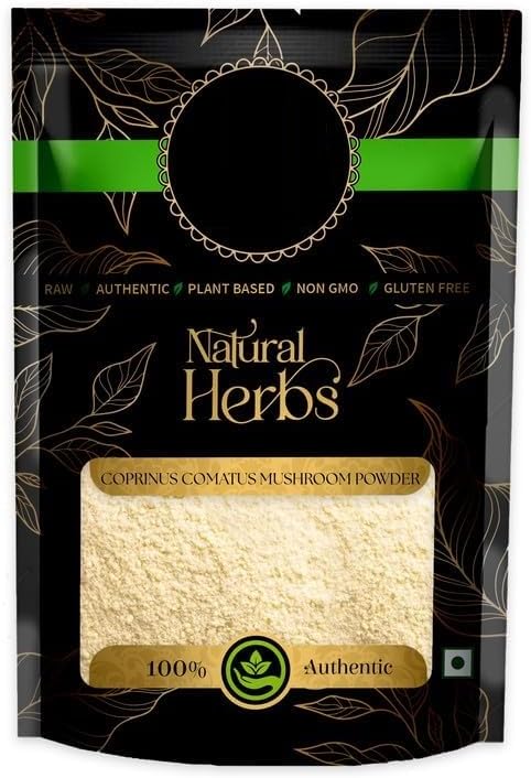 Coprinus Comatus Mushroom Powder - Pure & Natural (50 Grams), 1.76 Ounce (Pack of 1)