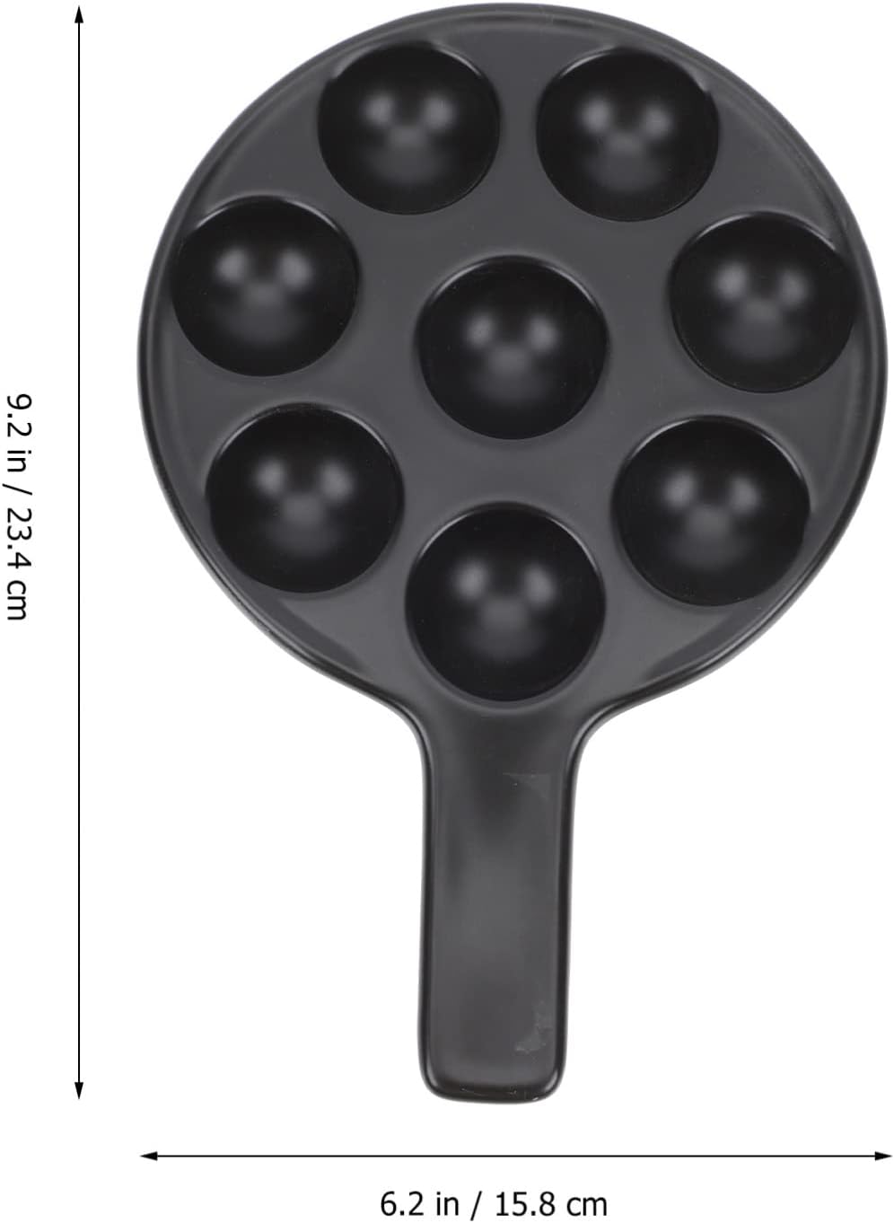 51uK0pzrDWL._AC_SL1500_.jpg 2pcs Restaurant Baking Stick Lemons Plates Seafood Style Oysters Conch Plates: Non- Plate Serving with Round Household Bbq Mushroom Pan Home French Kitchen Porcelain Dinnerware Plate(23.4x15. - Image 4