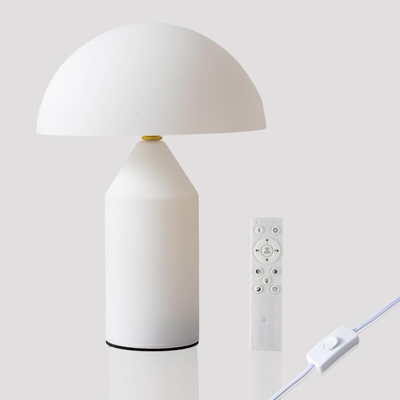 Decorative Mushroom Lamps, Ceramic Lamp for Desk, Unique Small Lamps for Bedrooms and Side Tables, Desk Lamps for Night Stands, Portable Table Lamps for Living Room