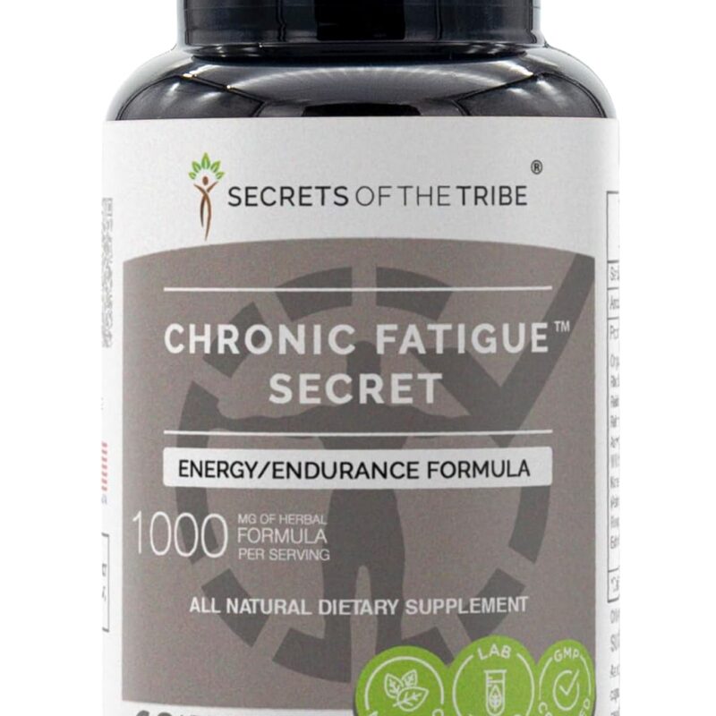 Secrets of the Tribe - Chronic Fatigue Secret, Energy/Endurance Formula, Herbal Supplement Blend (60 Capsules)