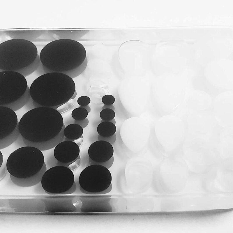 AlenkaD. Ear Stretching Silicone Mold Epoxy Resin Make Ear Plug Gauges, 3in1, Size 4mm-20mm, Double Flare, Teardrop Single Flare,
