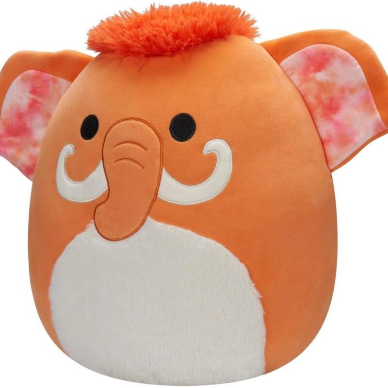 Rare Squishmallows 16-Inch Orange Wolly Mammoth Wilbie Plush - Add Wilbie to Your Squad, Ultrasoft Stuffed Animal Large Plush Toy, Official Kellytoy Plush