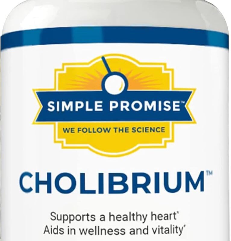 Simple Promise - Cholibrium - Mushroom Supplement with Lions Mane - Heart and Cholesterol Support, 60 Capsules