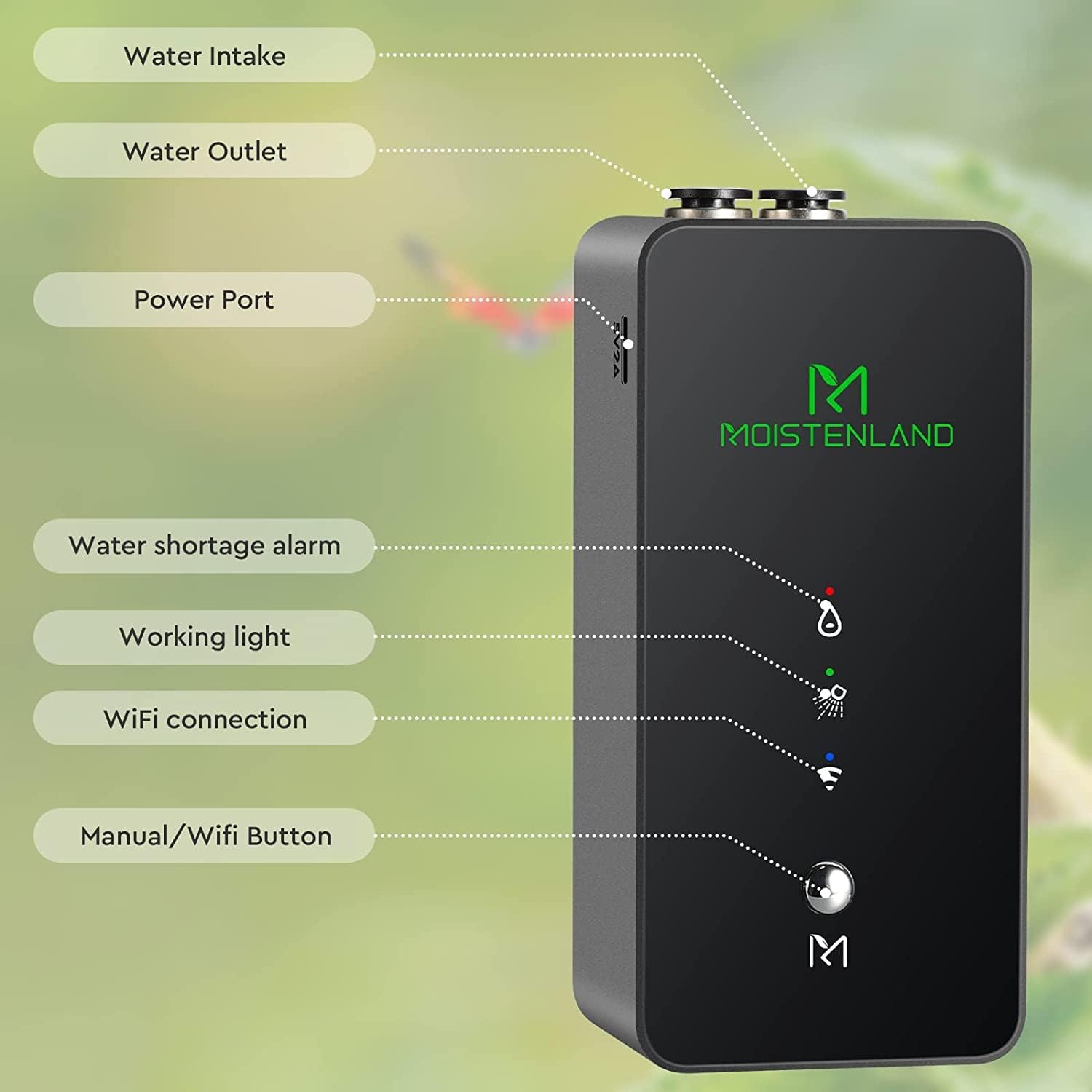 Moistenland WiFi Enabled Reptile Mister for Terrariums, Reptile Misting ...