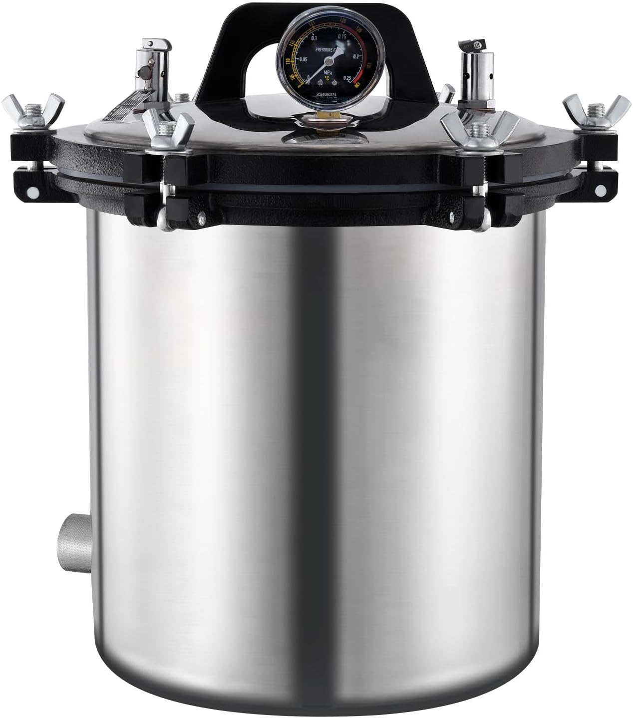 61SQde5xfL._AC_SL1500_.jpg Steam Canners, 18L Electric Lab Autoclave For Canning, 110V Pressure Canning Pot, Lab Autoclave Sterilizers For Mushroom Growing, Jar And Equipment