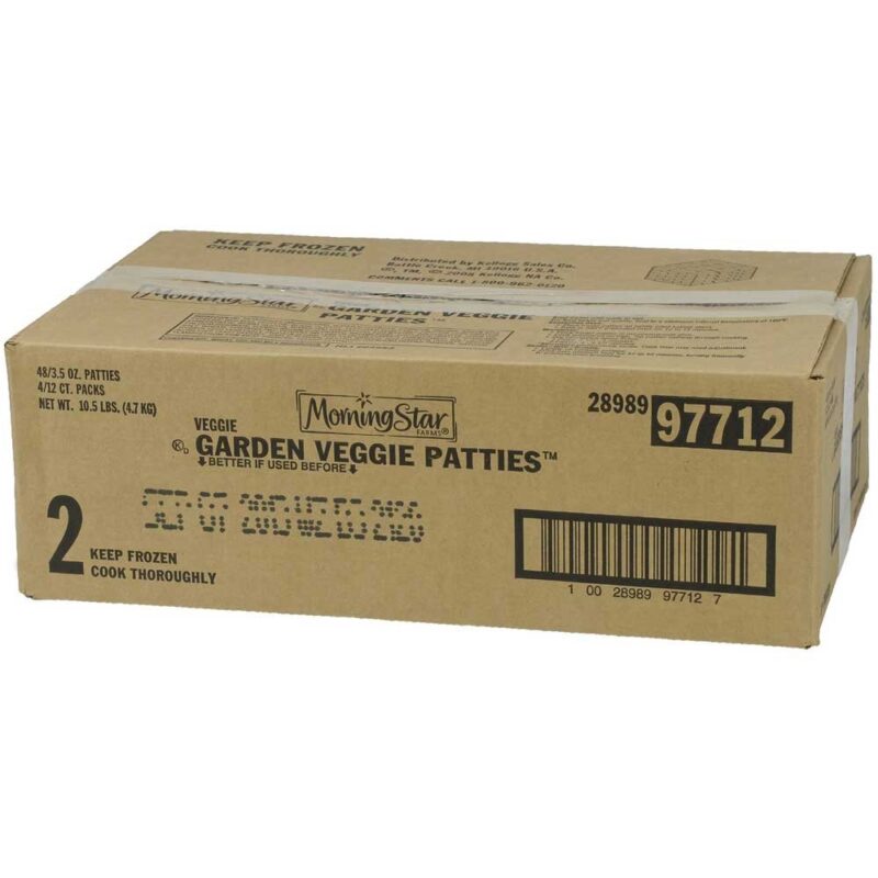 Kelloggs Morningstar Garden Veggie Pattie, 3.5 Ounce - 48 per case.