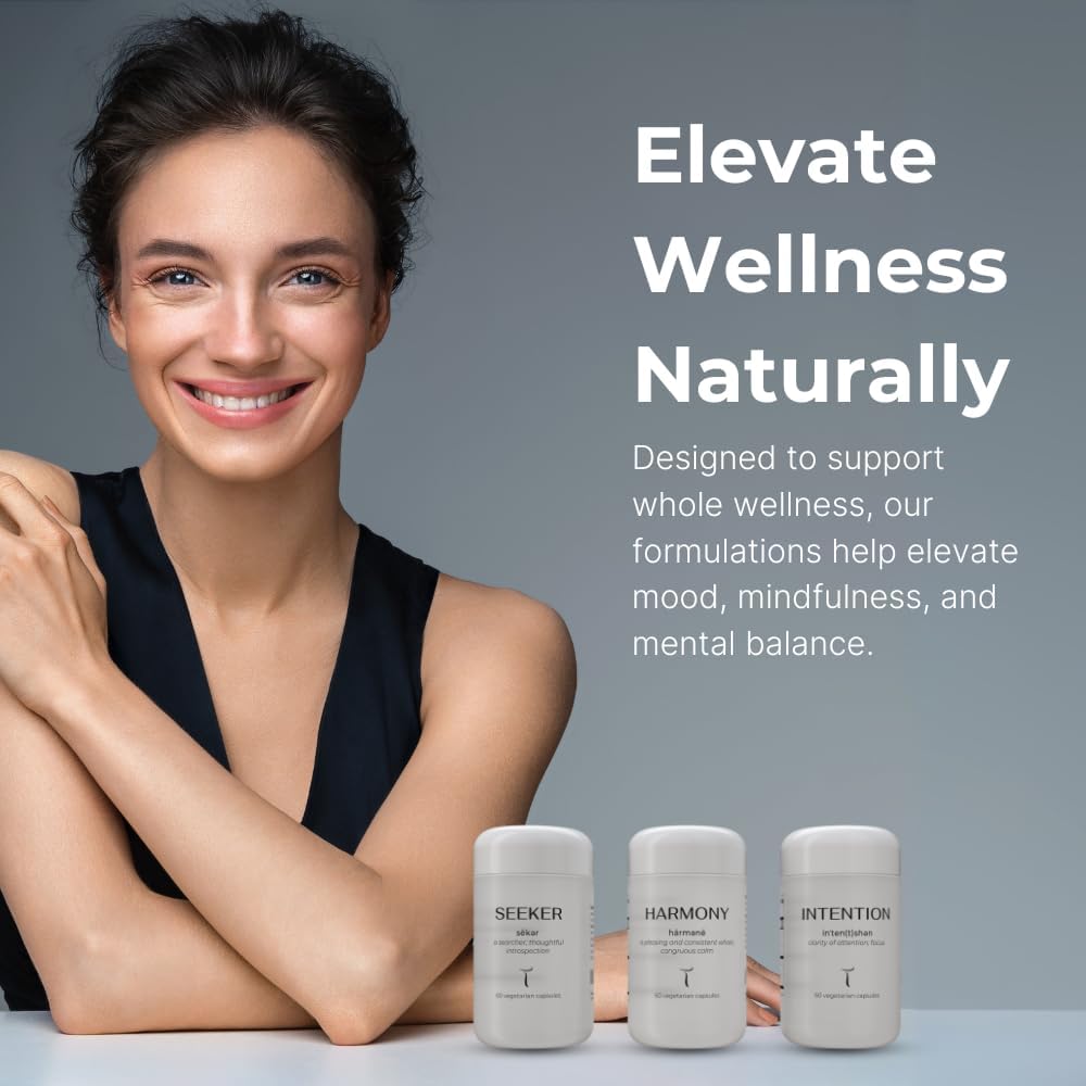 61b82IBWSxL._AC_SL1000_.jpg HARMONY Mushroom & Botanical Supplement by Setas – Organic Reishi & Lion’s Mane, Ashwagandha, Linden Tree & L-theanine to Support Mood, Stress Management, & Calm, Vegan & Non-GMO, 60-Day Supply - Image 7