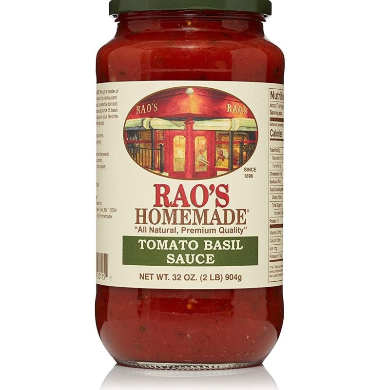 RAOS Tomato Basil Pasta Sauce, 32 OZ, 6PK