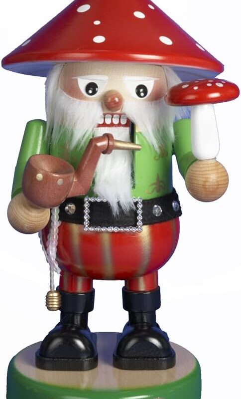 Kurt Adler 12.5" Steinbach Mushroom Man Nutcracker