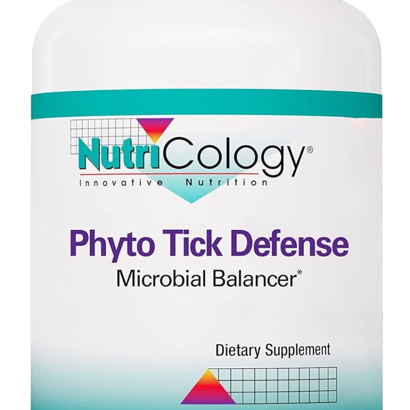 Nutricology - Phyto Tick Defense Supplement - Mushroom Complex, Mushroom Extract, Lions Mane, Cordyceps, Beta Glucans, Vegetarian Capsules - 120 Count