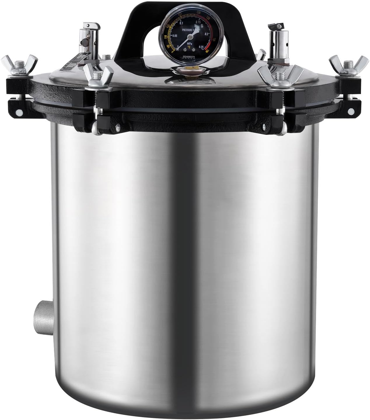 61mxdDNUXqL._AC_SL1500_.jpg Steam Canners, 18L Electric Lab Autoclave For Canning, 110V Pressure Canning Pot, Lab Autoclave Sterilizers For Mushroom Growing, Jar And Equipment - Image 9