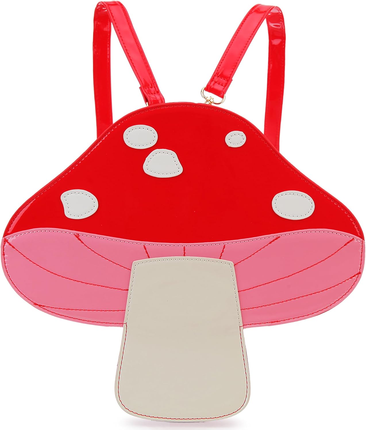 61nlyDA1zL._AC_SL1500_.jpg Novelty Women Fairy Wings Butterfly Backpack Cute Mushroom Shape Backpack Purses Crossbody Bag - Image 6