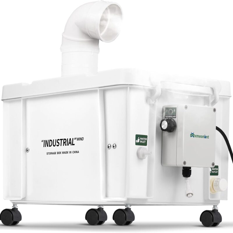 Mxmoonant 10kg/H Ultrasonic Mist Maker DIY Humidifier Kit, Adjustable Mist Volume | Automatic Water Filling | Humidity Controller Cool Mist Humidifier for Mushroom Growing, Greenhouses 110V