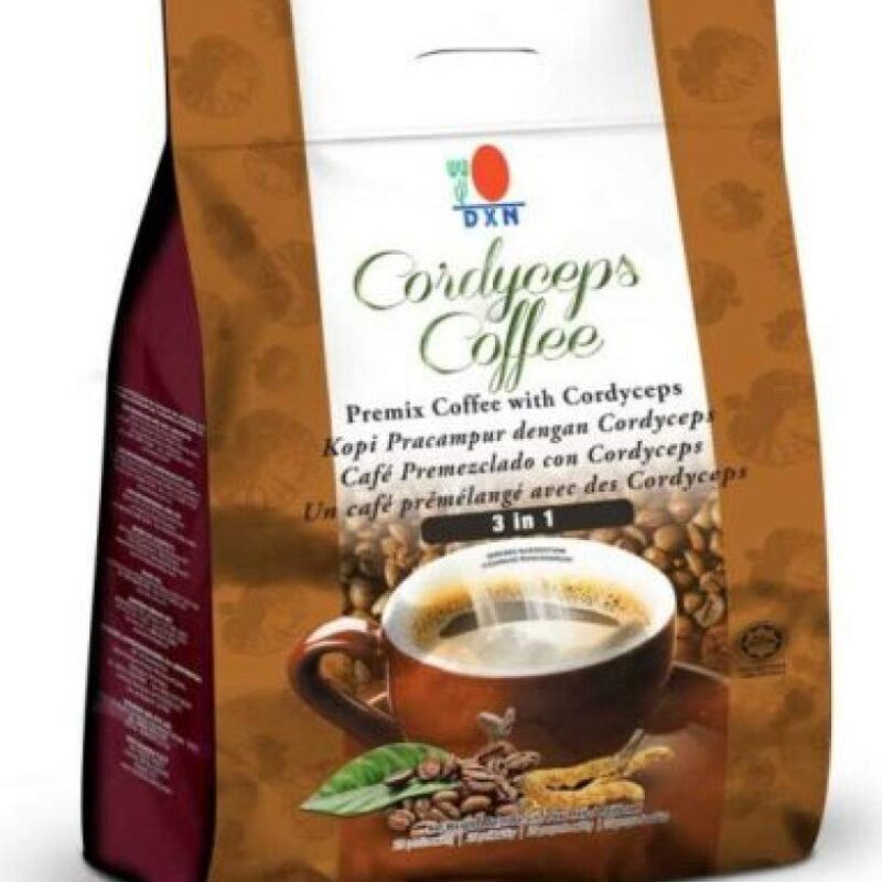 LIMITEDBONUSDEAL DXN Cordyceps Coffee 3 in 1 Premix 20 Sachets (5 Pack)